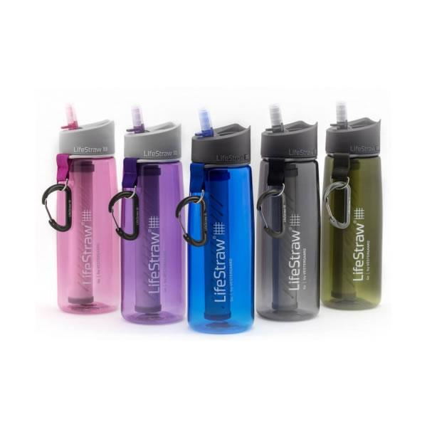 Lifestraw Go Bottle two stage water filter various colours