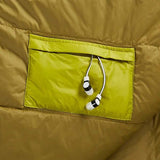 Marmot Hydrogen -1 Degree C Down Sleeping Bag Full view Dark Citrus Olive pocket