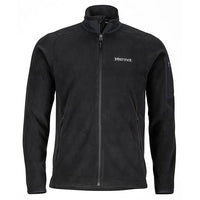 Marmot Mens Reactor Jacket - Polartec Classic 100 Wt Fleece black front view