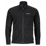 Marmot Mens Reactor Jacket - Polartec Classic 100 Wt Fleece black front view