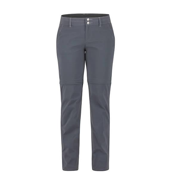 Marmot Women's Kodachrome Convertible Pants Women's Dark Steel front view