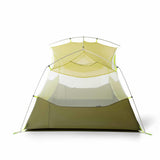 Nemo Aurora 2P Hiking Tent Aurora Green end view inner only