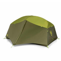 Nemo Aurora 2P Hiking Tent Aurora Green vestibule closed