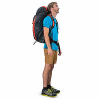 Osprey Exos 38 Litre Ultralight Backpack in use side view