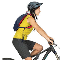 Osprey Kitsuma 3 Litre Women's MTB Hydration Pack in use on bike