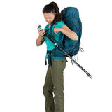 Osprey Kyte Womens 36 litre daypack thru hike backpack stow on the go trekking pole attachments