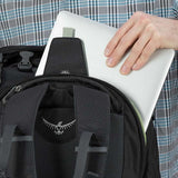 Osprey Ozone Duplex Men's 65 Litre Carry On Travel Backpack Black laptop view