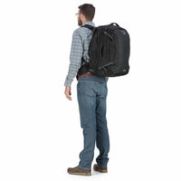 Osprey Ozone Duplex Men's 65 Litre Carry On Travel Backpack Black on back
