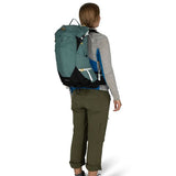 Osprey Sirrus 24 litre women's ventilated daypack in use pack view