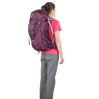 Osprey Sirrus 50 Litre Women's Overnight Hiking Backpack - latest model in use rear view