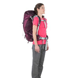 Osprey Sirrus 50 Litre Women's Overnight Hiking Backpack - latest model in use front view