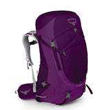 Osprey Sirrus 50 Litre Women's Overnight Hiking Backpack - latest model Ruska Purple
