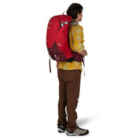 Osprey Stratos 34 litre Daypack in use on back