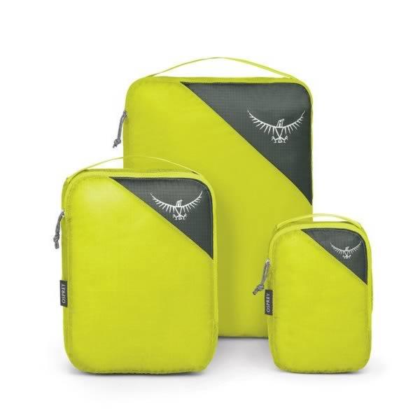Osprey Ultralight Packing Cube Set of 3 Electric Lime