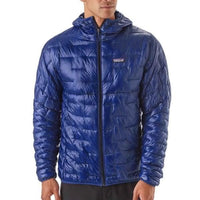 Patagonia Men's Micro Puff Hoody front view in use