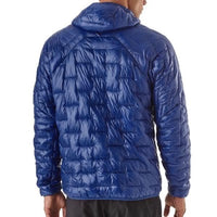Patagonia Men's Micro Puff Hoody rear view in use
