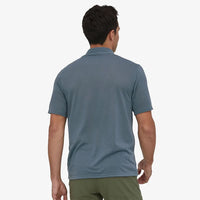 Patagonia Men's Capilene Cool Trail Polo shirt in use rear view