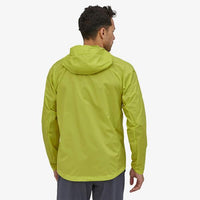 Patagonia Men's Houdini Air Jacket in use rear view