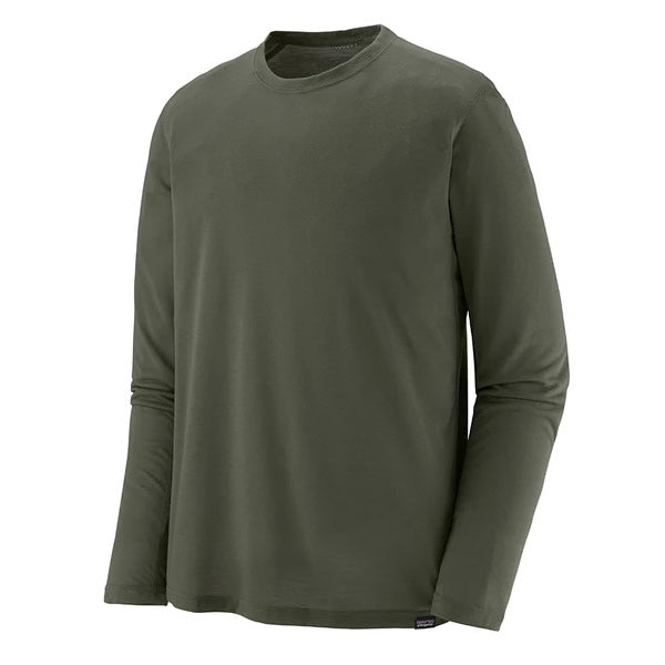 Patagonia Men's Cap Cool Trail Shirt Long Sleeve industrial green