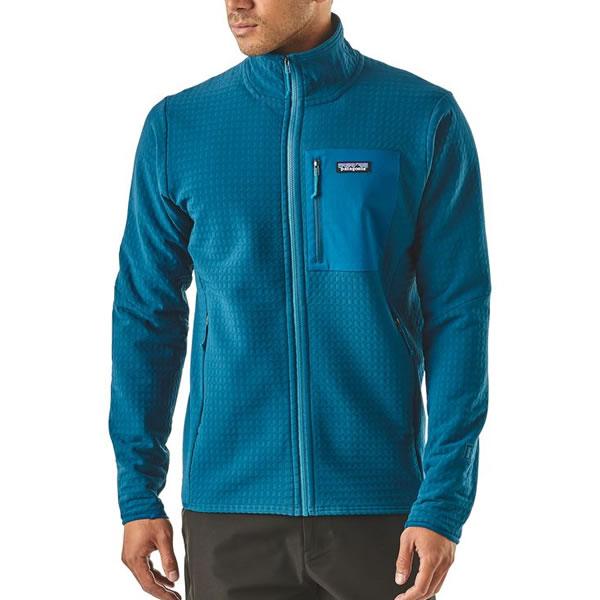 Patagonia Men s R2 TechFace Full Zip Midlayer Fleece Jacket Pack Light