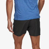 Patagonia Men's Strider Pro Trail Running Shorts 5 Inches in use rear view