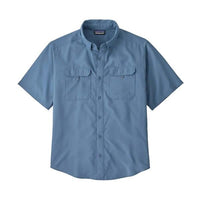 Patagonia Men's Short Sleeve Self Guided Hike Shirt pigeon blue