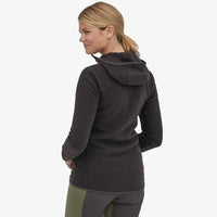 Patagonia Women's R1 Air Full Zip Hoody Active Fleece Jacket in use rear view