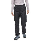 Patagonia Women's Torrentshell Pants 3 Layer windproof waterproof pants in use front view