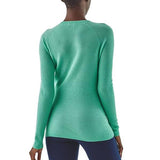 Patagonia Women's Capilene Air Merino Blend Long Sleeve Thermal Top in use rear view