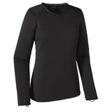 Patagonia Womens Capilene Thermal Weight Crew Long Sleeve Thermal Top black