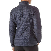 Patagonia Women's Nano Puff Windproof Insulated Jacket in use rear view