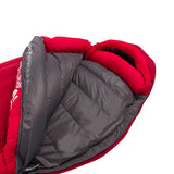 Sea to Summit Alpine 3 Expedition 850 loft down sleeping bag unzipped side view